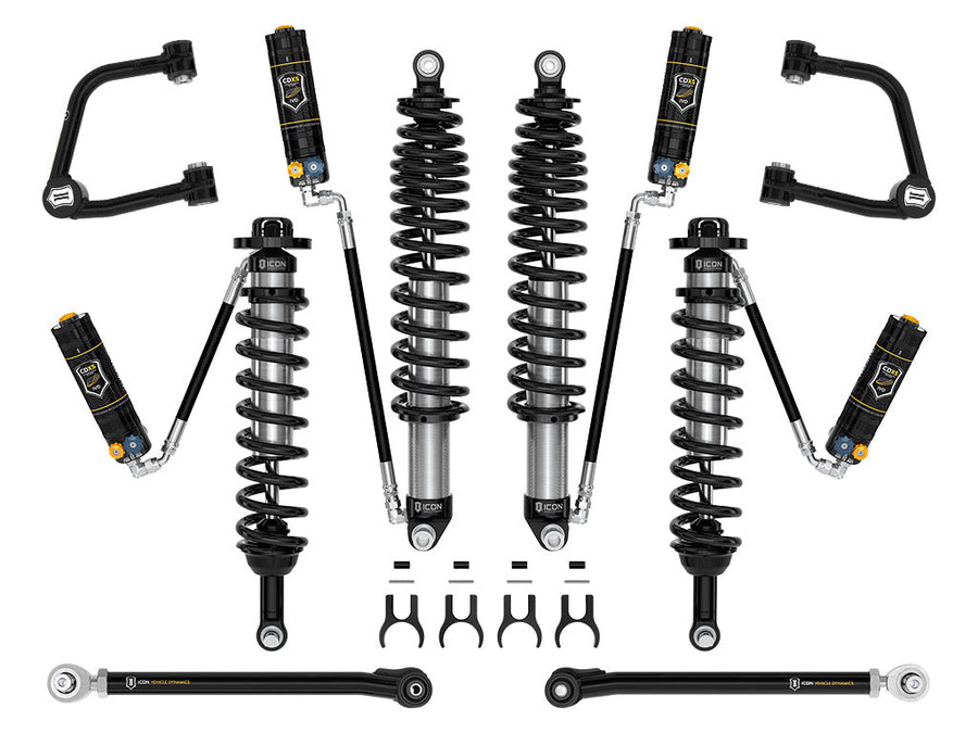 ICON 2021-2026 Ford Bronco, Non-Sasquatch, 3-4" Lift, Stage 6 Suspension System, CDXS, Tubular for Ford Bronco