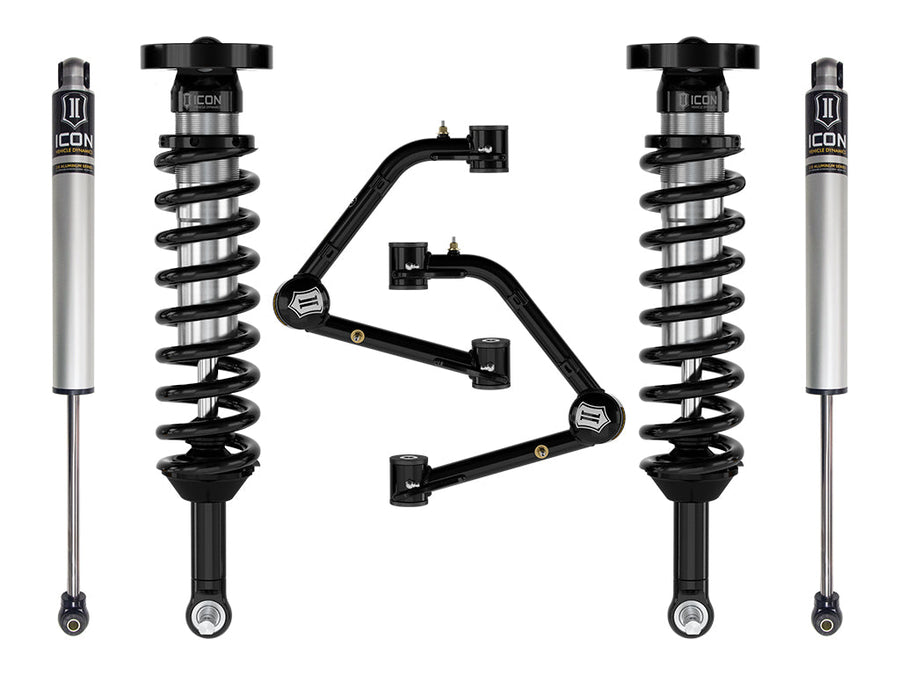 ICON 2023-2026 GMC Canyon AT4, Denali, & Elevation/Chevrolet Colorado Trail Boss, 1.75-2.5" Lift, Stage 2 Suspension System, Tubular for Chevrolet Colorado