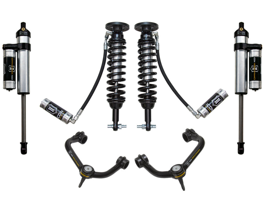 ICON 2014 Ford F-150 2WD, 1.75-2.63" Lift, Stage 4 Suspension System, Tubular for Ford F-150