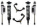 ICON 2004-2008 Ford F-150 2WD, 0-2.63" Lift, Stage 4 Suspension System, Tubular for Ford F-150