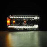 02-05 Dodge Ram LUXX-Series LED Projector Headlights Chrome | AlphaRex