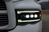 02-05 Dodge Ram NOVA-Series LED Projector Headlights Alpha-Black | AlphaRex