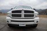 02-05 Dodge Ram NOVA-Series LED Projector Headlights Alpha-Black | AlphaRex