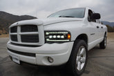 02-05 Dodge Ram NOVA-Series LED Projector Headlights Chrome | AlphaRex