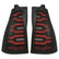 03-09 Toyota 4Runner LUXX-Series LED Tail Lights Black Red | AlphaRex