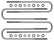 ICON 2011-2025 Ford F-250/F-350 Super Duty, Rear, 17” U-Bolt Kit for Ford Super Duty