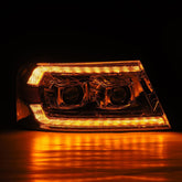 04-08 Ford F150 / 06-08 Lincoln Mark LT LUXX-Series LED Projector Headlights Chrome | AlphaRex