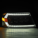 04-08 Ford F150 / 06-08 Lincoln Mark LT NOVA-Series LED Projector Headlights Black | AlphaRex