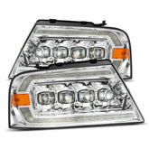 04-08 Ford F150 / 06-08 Lincoln Mark LT NOVA-Series LED Projector Headlights Chrome | AlphaRex