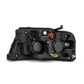 04-08 Ford F150 / 06-08 Lincoln Mark LT PRO-Series Halogen Projector Headlights Black | AlphaRex