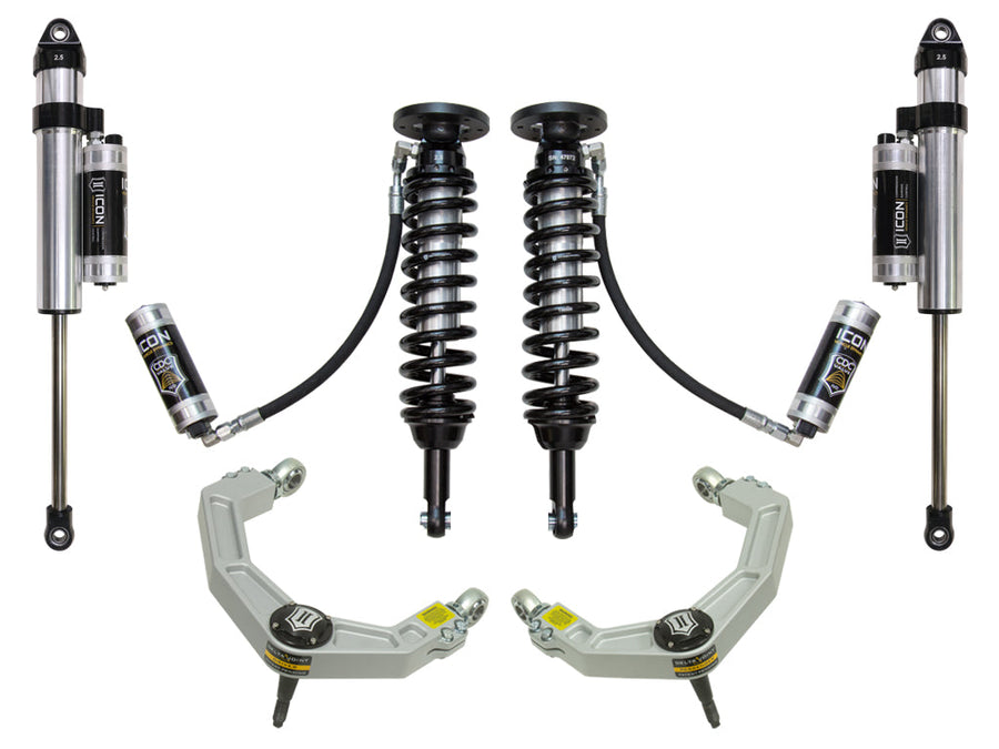 ICON 2009-2013 Ford F-150 4WD, 1.75-2.63" Lift, Stage 5 Suspension System, Billet for Ford F-150