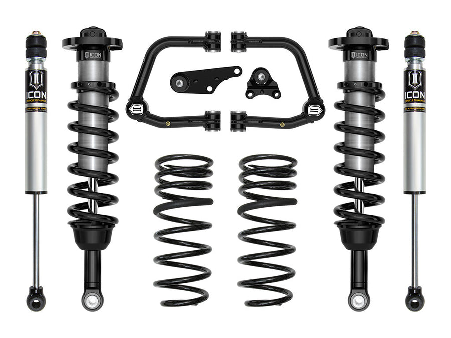ICON 2024-2025 Toyota Tacoma 1.25-3" Lift, Stage 2 Suspension System, Tubular, Triple Rate Rear Springs for Toyota Tacoma