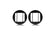 LED Fog Light Pod Replacement Mounting Brackets For 2005-2011 Toyota Tacoma