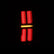 05-15 Toyota Tacoma NOVA-Series Prismatic LED Tail Lights Alpha-Black | AlphaRex