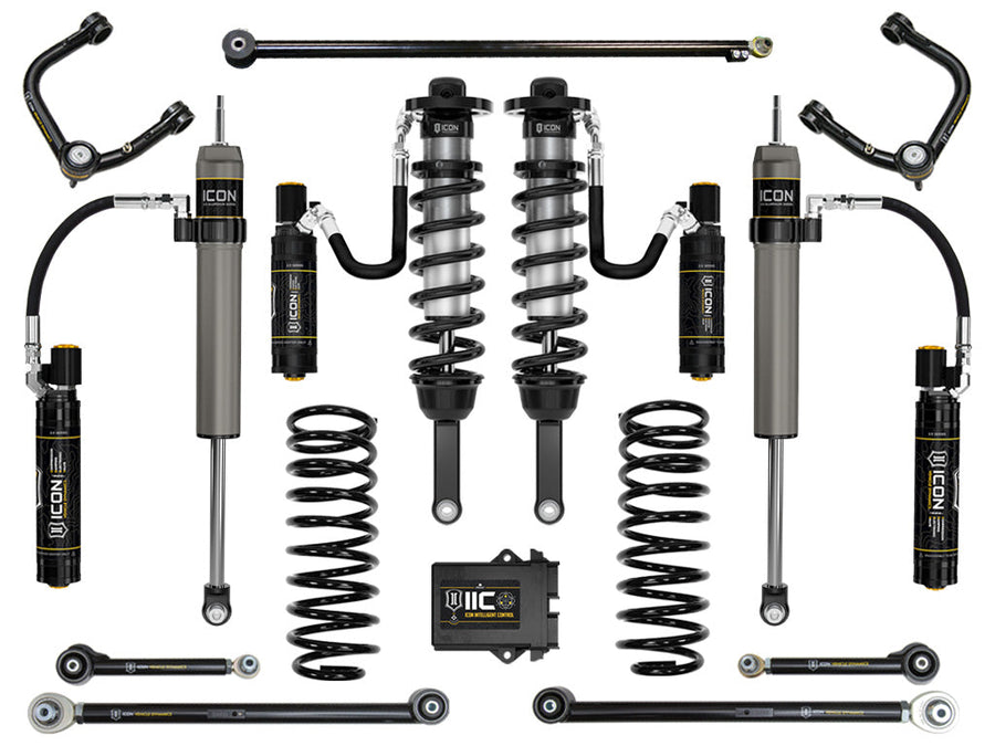 ICON 2010-2024 Toyota 4Runner, 0-3.5" Lift Stage 9 Suspension System, Tubular UCA for Toyota 4Runner