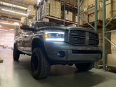 06-08 Dodge Ram LUXX-Series LED Projector Headlights Black | AlphaRex
