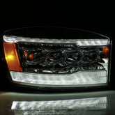 06-08 Dodge Ram NOVA-Series LED Projector Headlights Chrome | AlphaRex