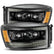 06-08 Dodge Ram PRO-Series Halogen Projector Headlights Alpha-Black | AlphaRex