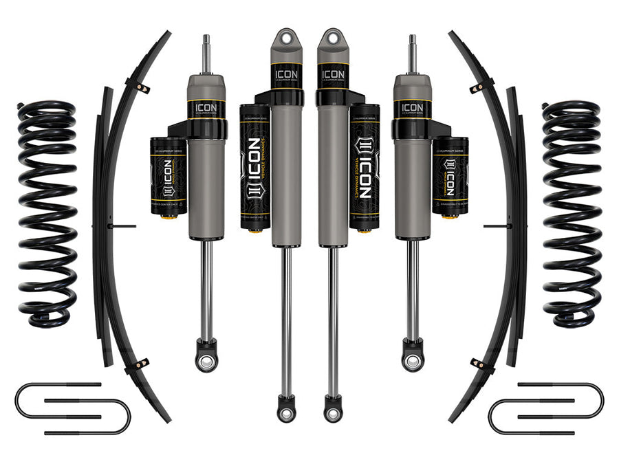 ICON 2008-2010 Ford F-250/F-350 Super Duty 4WD Diesel, 2.5" Lift, Stage 3 Suspension System w/ Expansion Packs for Ford Super Duty