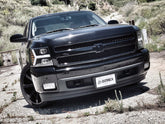 07-13 Chevrolet Silverado LUXX-Series LED Projector Headlights Jet Black | AlphaRex