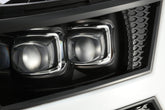 07-13 Chevrolet Silverado NOVA-Series LED Projector Headlights Jet Black | AlphaRex