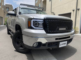 07-13 GMC Sierra PRO-Series Halogen Projector Headlights Black | AlphaRex