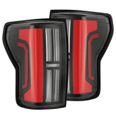 07-13 Toyota Tundra NOVA-Series Prismatic LED Tail Lights Black-Red | AlphaRex