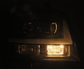 07-14 Chevrolet Tahoe/Suburban/07-13 Avalanche LUXX-Series LED Projector Headlights Chrome | AlphaRex