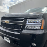 07-14 Chevrolet Tahoe/Suburban/07-13 Avalanche NOVA-Series LED Projector Headlights Chrome | AlphaRex