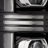 08-10 Ford Super Duty/Excursion PRO-Series Halogen Projector Headlights Black | AlphaRex