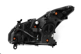 08-13 Infiniti G37/14-15 Q60 Coupe MK II NOVA-Series LED Projector Headlights Jet Black | AlphaRex