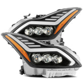 08-13 Infiniti G37/14-15 Q60 Coupe NOVA-Series LED Projector Headlights Black | AlphaRex