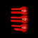 09-14 Ford F150 LUXX-Series LED Tail Lights Black-Red | AlphaRex
