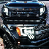 09-14 Ford F150 NOVA-Series LED Projector Headlights Jet Black | AlphaRex