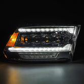 09-18 Ram Truck (MK II 5th Gen 2500 Style) NOVA-Series LED Projector Headlights Chrome | AlphaRex