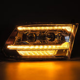 09-18 Ram Truck (MK II 5th Gen 2500 Style) PRO-Series Halogen Projector Headlights Chrome | AlphaRex
