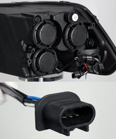 09-18 Ram Truck MK II PRO-Series Halogen Projector Headlights Alpha-Black | AlphaRex