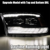 09-18 Ram Truck MK II PRO-Series Halogen Projector Headlights Chrome | AlphaRex