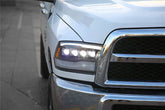 09-18 Ram Truck NOVA-Series LED Projector Headlights Alpha-Black | AlphaRex