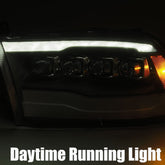 09-18 Ram Truck NOVA-Series LED Projector Headlights Alpha-Black | AlphaRex
