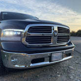 09-18 Ram Truck NOVA-Series LED Projector Headlights Jet Black | AlphaRex