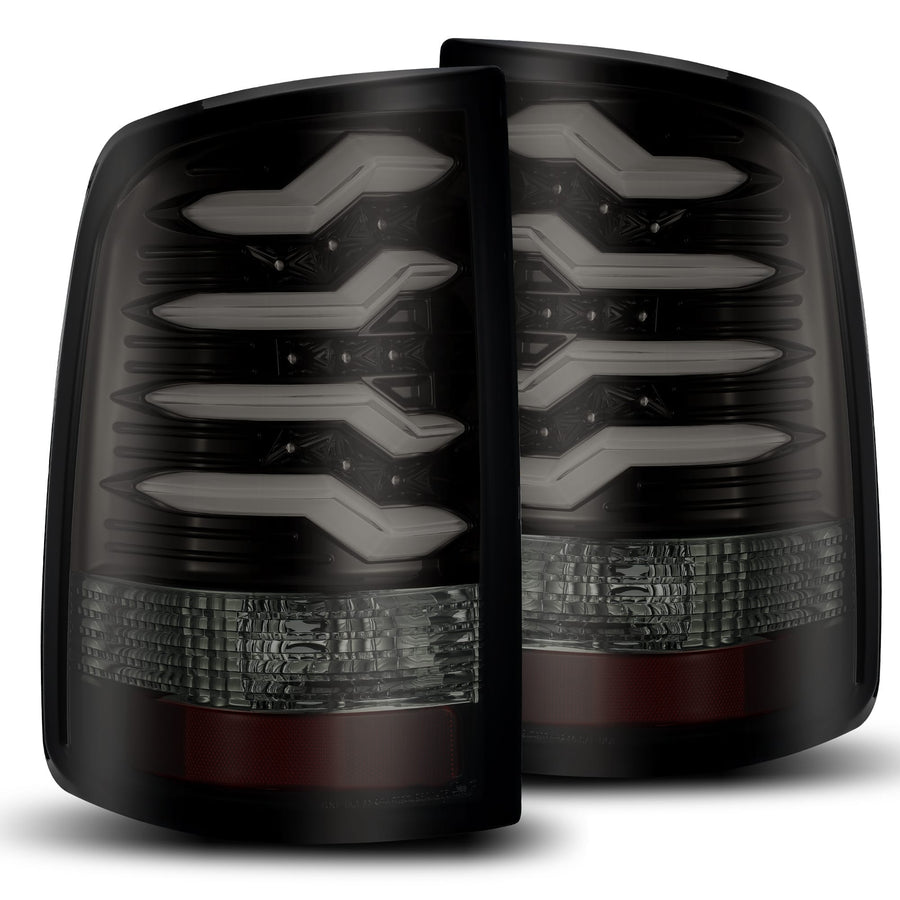 09-18 Ram Truck PRO-Series LED Tail Lights Jet Black | AlphaRex
