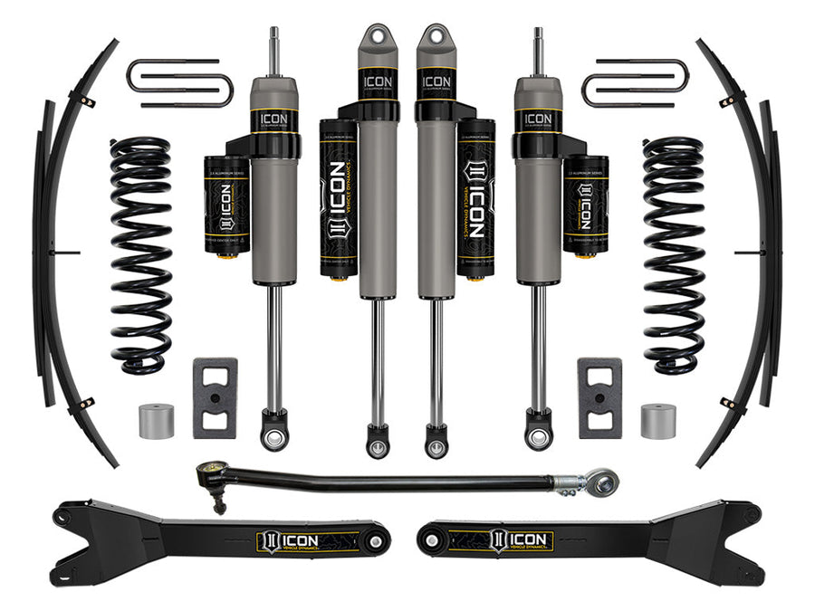 ICON 2023-2025 Ford F-250/F-350 Super Duty 4WD, Gas, 2.5" Lift, Stage 3 Suspension System w/ Radius Arms and Expansion Packs for Ford Super Duty