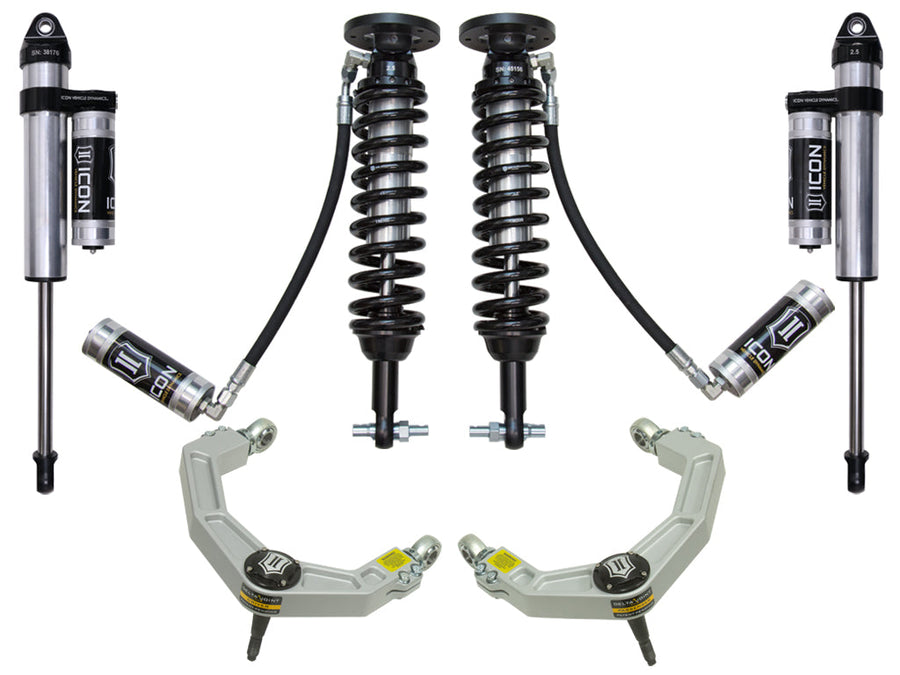 ICON 2015-20 Ford F150 4WD, 2-2.63" Lift, Stage 4 Suspension System, Billet UCA for Ford F-150
