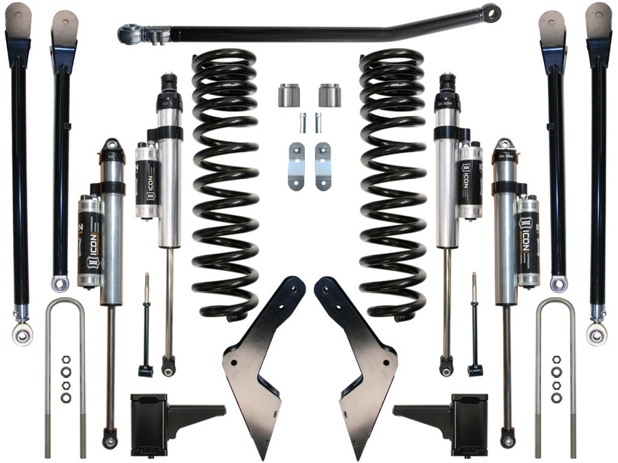 ICON 2005-2007 Ford F250/F350, 4.5" Lift, Stage 4 Suspension System for Ford Super Duty