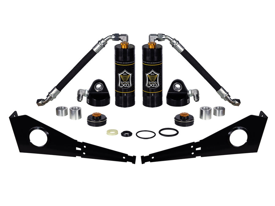 ICON 2005-2023 Toyota Tacoma/2007-2014 FJ Cruiser/2003-2024 4Runner, Front, Coilover Reservoir w/CDCV Upgrade Kit w/ Seals, Pair for Toyota Tacoma