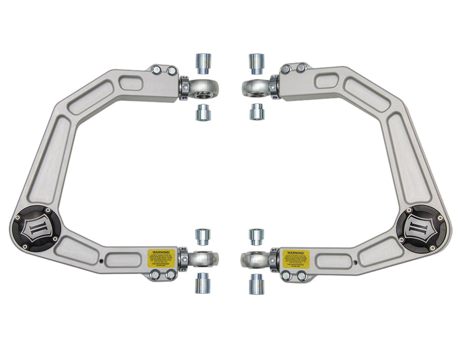 ICON 2007-2021 Toyota Tundra/2008-2022 Toyota Sequoia, Billet Front Upper Control Arm w/ Delta Joint Kit for Toyota Tundra