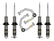 ICON 2021-2026 Ford Bronco, HOSS 1.0 Package, 1.375-3" Lift, Stage 2 Suspension System, Billet for Ford Bronco