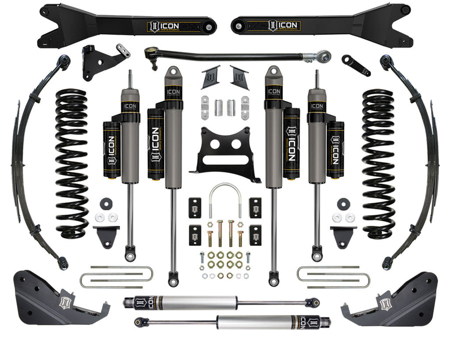 ICON 2017-2022 Ford F250/F350, 7" Lift, Stage 4 Suspension System, w/Radius Arm for Ford Super Duty