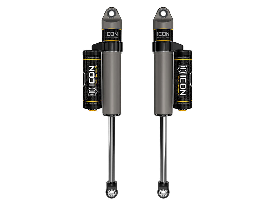 ICON 2023-2026 GMC Canyon/Chevrolet Colorado, 0-1” Lift, Rear, V.S. 2.5 Aluminum Series Shock Absorbers, Piggyback Reservoir, Pair for Chevrolet Colorado